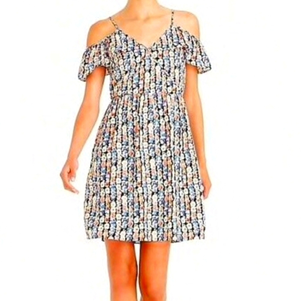 J. CREW MERCANTILE Charlotte Off The Shoulder Floral Dress Size 10 NWT